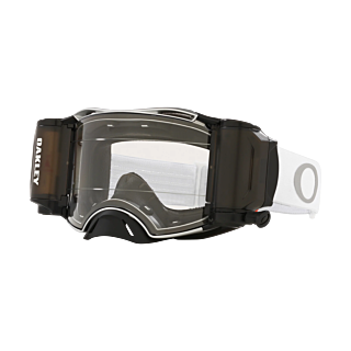 Oakley Crossbril Roll-Off Airbrake MX Tuff Blocks White - Clear Lens
