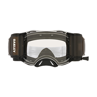 Oakley Crossbril Roll-Off Airbrake MX Tuff Blocks White - Clear Lens
