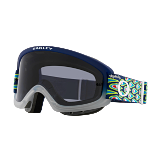 Oakley Kinder Crossbril XS O-frame 2.0 TLD Speed Bubbles Navy - Donker Grijs Lens