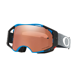 Oakley MTB Bril Airbrake Minnaar Distress Blue - Prizm Black Iridium Lens