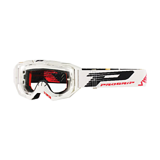 Progrip Crossbril 3303 TR Vista - Wit - Clear Lens