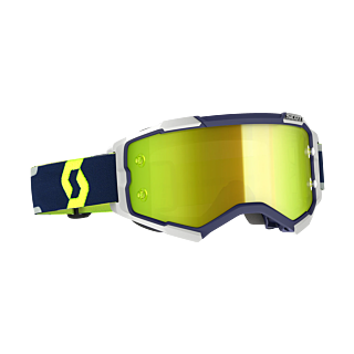 Scott Crossbril Fury - Blauw / Grijs - Spiegel Geel Lens