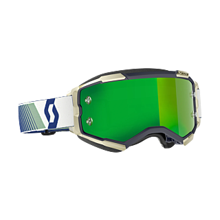 Scott Crossbril Fury - Blauw / Groen - Spiegel Groen Lens