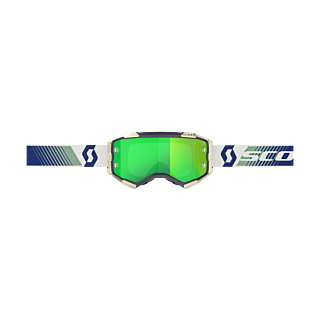 Scott Crossbril Fury - Blauw / Groen - Spiegel Groen Lens