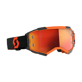 Scott Crossbril Fury - Oranje / Zwart - Spiegel Oranje Lens