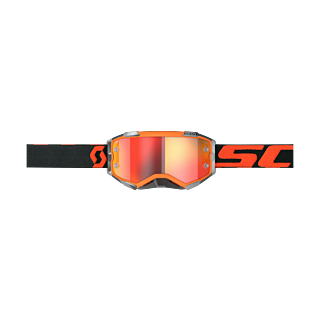 Scott Crossbril Fury - Oranje / Zwart - Spiegel Oranje Lens
