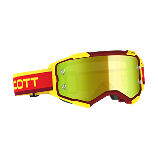 Scott Crossbril Fury - Rood / Geel - Spiegel Geel Lens
