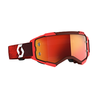 Scott Crossbril Fury - Rood - Spiegel Oranje Lens