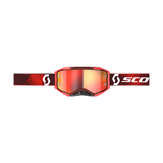 Scott Crossbril Fury - Rood - Spiegel Oranje Lens