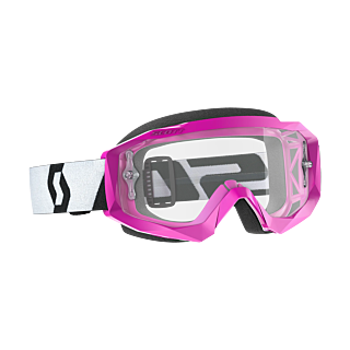 Scott Crossbril Hustle X MX - Roze / Zwart - Clear Lens