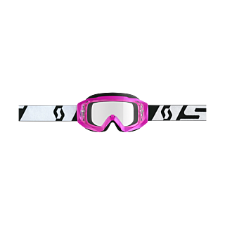 Scott Crossbril Hustle X MX - Roze / Zwart - Clear Lens