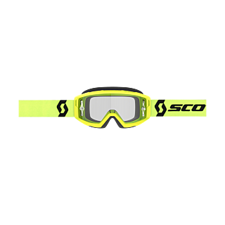 Scott Crossbril Primal - Geel / Zwart - Clear Lens