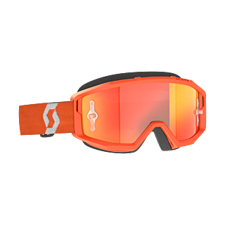 Scott Crossbril Primal - Oranje / Wit - Spiegel Oranje Lens