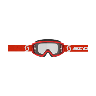 Scott Crossbril Primal - Rood / Wit - Clear Lens