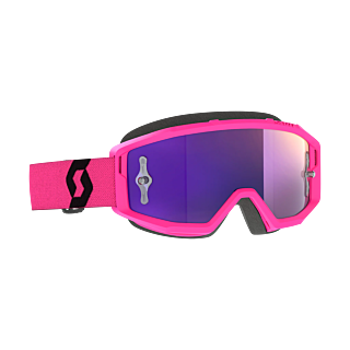 Scott Crossbril Primal - Roze / Zwart - Spiegel Paars Lens