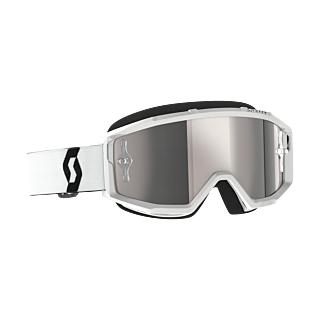 Scott Crossbril Primal - Wit - Spiegel Zilver Lens