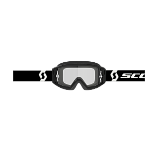 Scott Crossbril Primal - Zwart / Wit - Clear Lens
