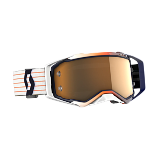 Scott Crossbril Prospect - Blauw / Oranje - Amplifier Spiegel Goud Lens