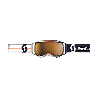 Scott Crossbril Prospect - Blauw / Oranje - Amplifier Spiegel Goud Lens