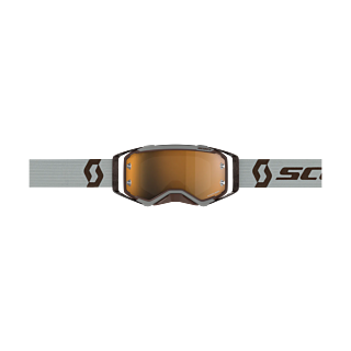 Scott Crossbril Prospect - Grijs / Bruin - Amplifier Spiegel Goud Lens