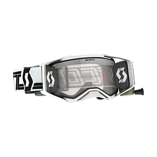 Scott Crossbril Roll-Off Prospect WFS - Wit / Zwart - Clear Lens
