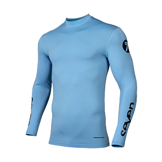 Seven Compressie Shirt Zero Blade - Blauw