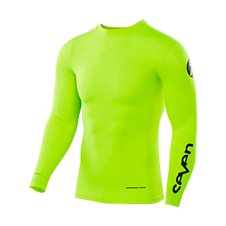 Seven Compressie Shirt Zero Blade - Fluo Geel
