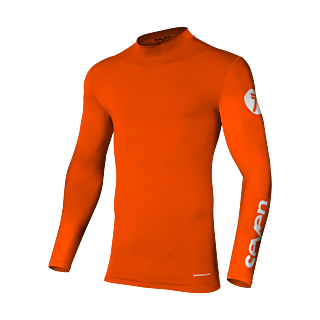 Seven Compressie Shirt Zero - Flo Oranje