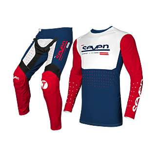 Seven Crosskleding Vox Aperture - Rood / Navy