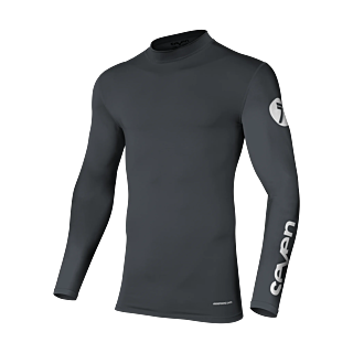 Seven Kinder Compressie Shirt Zero - Charcoal