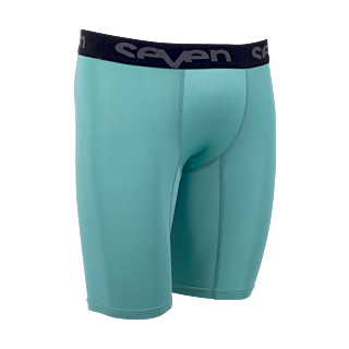 Seven Onder Broek Kort Zero Compression - Zwart / Aqua