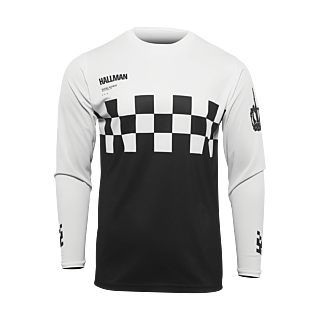 Thor Crosskleding 2026 Hallman Differ Cheq - Zwart / Wit