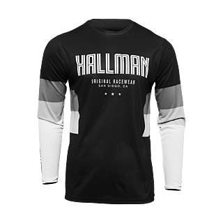 Thor Cross Shirt 2026 Hallman Differ Draft - Zwart / Wit