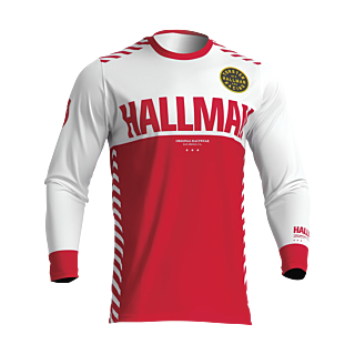 Thor Cross Shirt 2026 Hallman Differ Slice - Wit / Rood