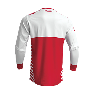 Thor Cross Shirt 2026 Hallman Differ Slice - Wit / Rood