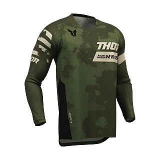 Thor Crosskleding 2026 Launchmode Bleach - Zwart / Camo