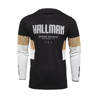 Thor Cross Shirt Hallman Differ Draft - Zwart / Latte