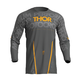 Thor Cross Shirt Pulse Mono - Grijs / Geel