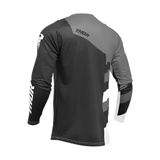 Thor Cross Shirt Sector Checker - Charcoal Zwart / Grijs