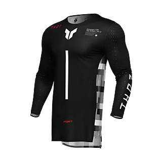 Thor Cross Shirt Sportmode Riot - Zwart / Rood