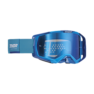 Thor Crossbril Activate - Blauw / Wit - Spiegel Blauw Lens