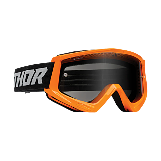 Thor Crossbril Combat Sand Racer - Flo Oranje / Grijs - Smoke Lens