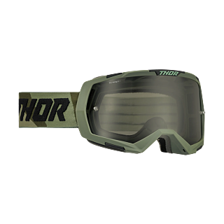Thor Crossbril Regiment - Camo / Zwart - Smoke Lens