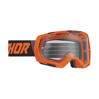 Thor Crossbril Regiment - Flo Oranje / Zwart - Clear Lens