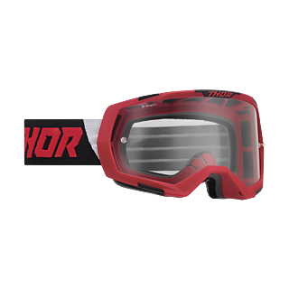 Thor Crossbril Regiment - Rood / Zwart - Clear Lens