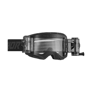 Thor Crossbril Roll-Off Regiment - Zwart - Clear Lens