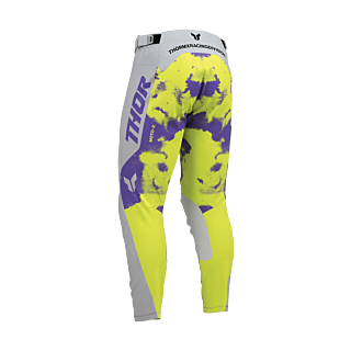 Thor Crossbroek 2026 Launchmode Bleach - Grijs / Acid