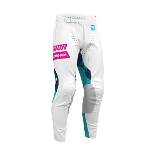 Thor Crossbroek 2026 Launchmode Bleach - Wit / Aqua