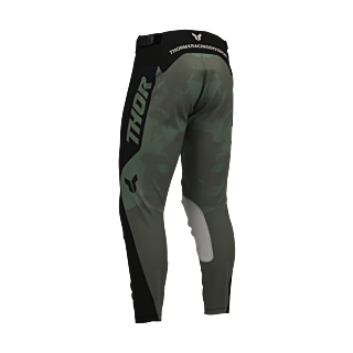 Thor Crossbroek 2026 Launchmode Bleach - Zwart / Camo
