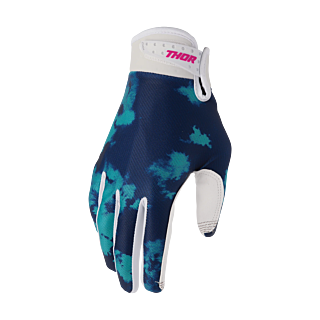 Thor Crosshandschoenen 2026 Launchmode Bleach - Wit / Aqua